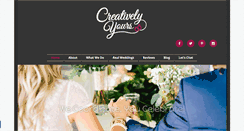 Desktop Screenshot of creativelyyoursevents.com